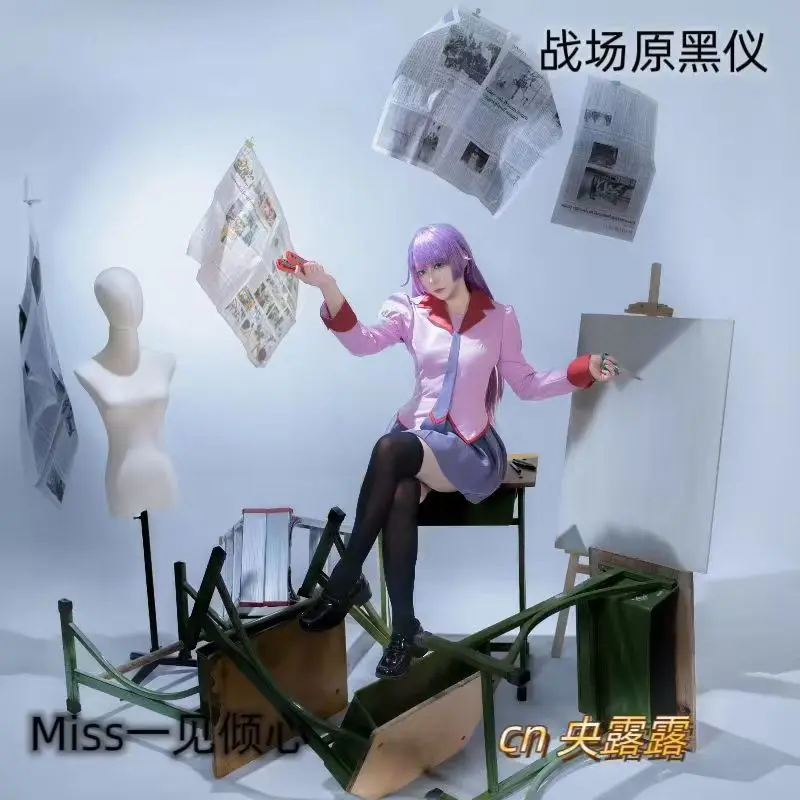 

Anime Bakemonogatari Cosplay Costumes - Official-Style School Uniforms for Senjougahara, Hanekawa & Kanbaru