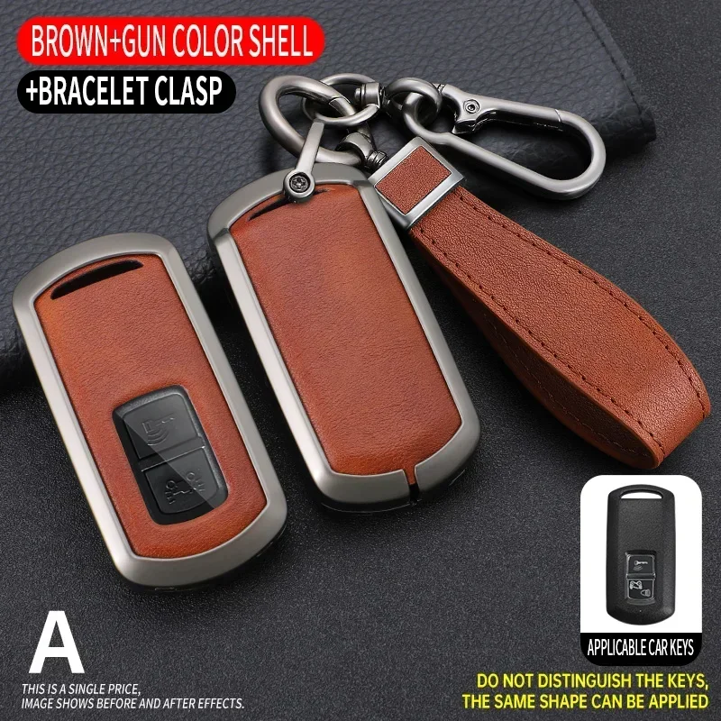 

2 Buttons Zinc Alloy Motorcycle Key Case Fob Cover Shell Keychian For Honda VARIO PCX160 PCX150 XADV750 VISION SH350 SH300