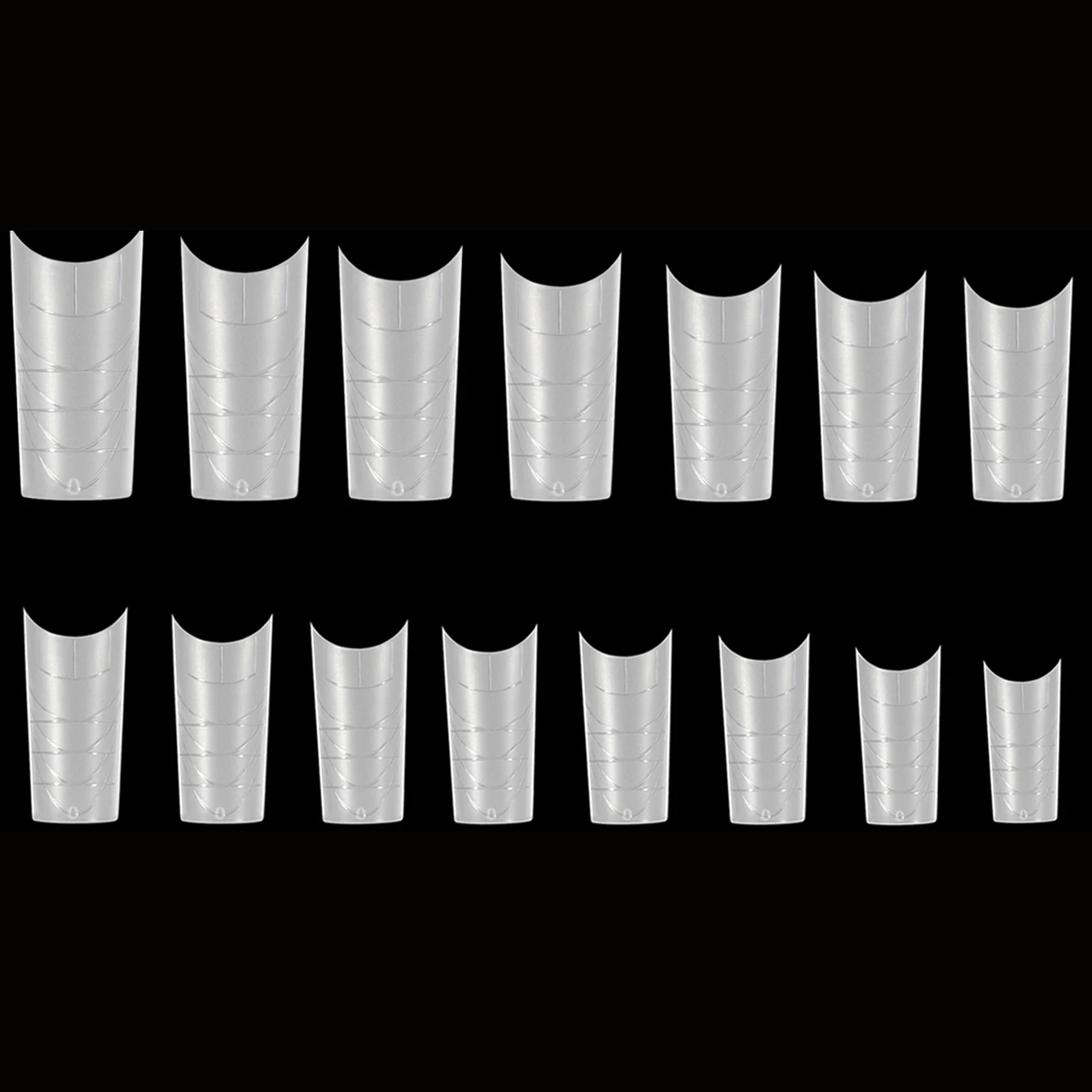 30/150/300PCS Transparante Matte Volledige Dekking Fake Nail Mold Met Puntige Acryl Nagelverlenging Geschikt voor Thuis DIY