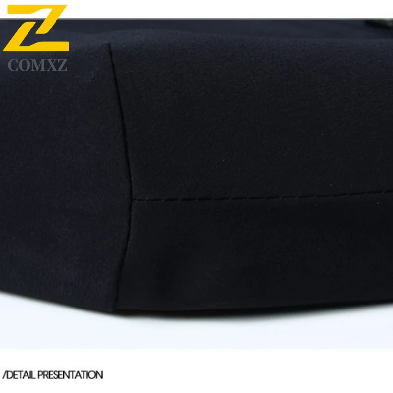 Hooded Jacket Men New Trendy Detachable Hood Work Coat Classics Business Casual Comfort Lightweight Spring Autumn Outerwear