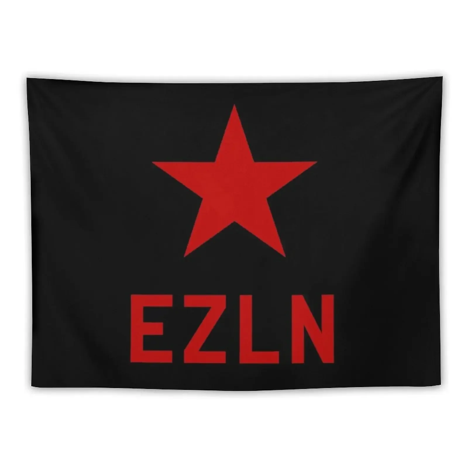 Tapiz de bandera de EZLN, decoración de organización y decoración para dormitorio, tapiz de habitación