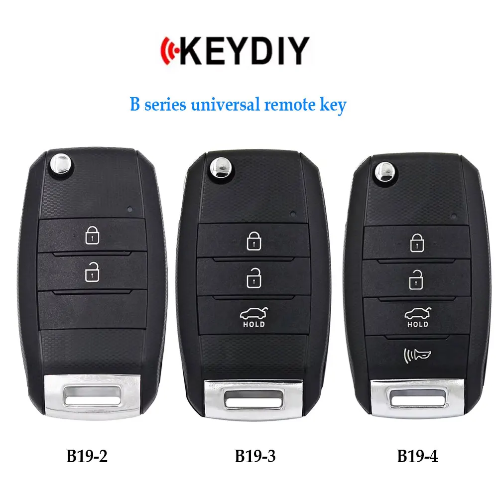 5pcs Keydiy Universal Remote Key for Chevrolet Buick Car Remote Key for KD900 KD-x2 KD Mini Key Programmer KD B19-2 B19-3 B19-4