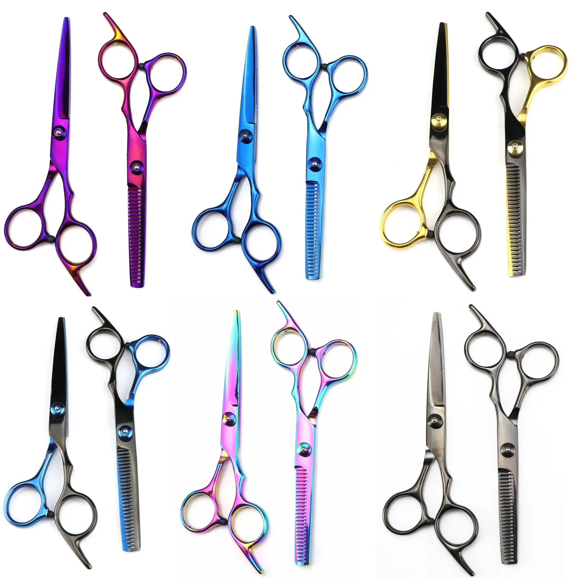 6inch Cut Well Hair Professional Hairdressing Scissors Barber Hair Scissors Thinning Scissors For Hairdresser Hair Styling Tools