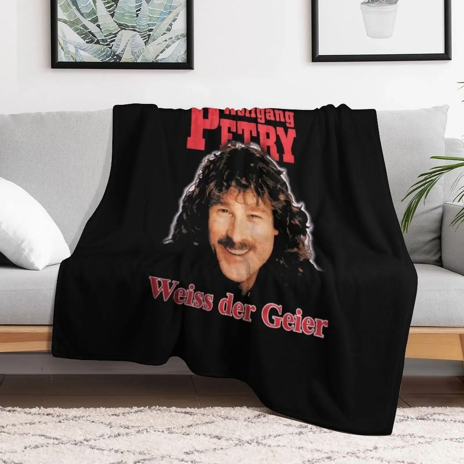 Wolfgang petry Weiss der geier Throw Blanket Stuffeds For Decorative Sofa Hair Blankets