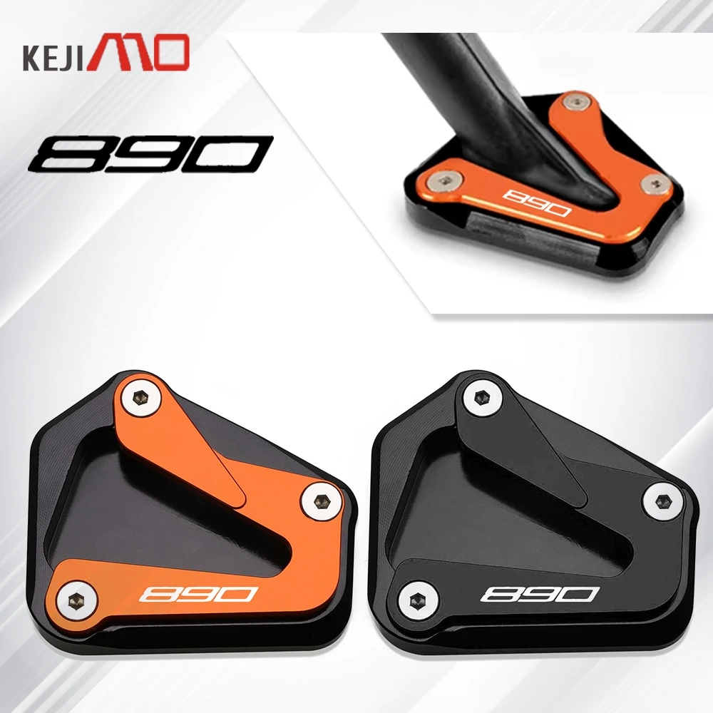 

For KTM 790DUKE 890DUKE 790 Duke 890 Duke/L 2017-2026 Motorcycle Kickstand Foot Side Stand Extension Enlarger Support Plate Pad
