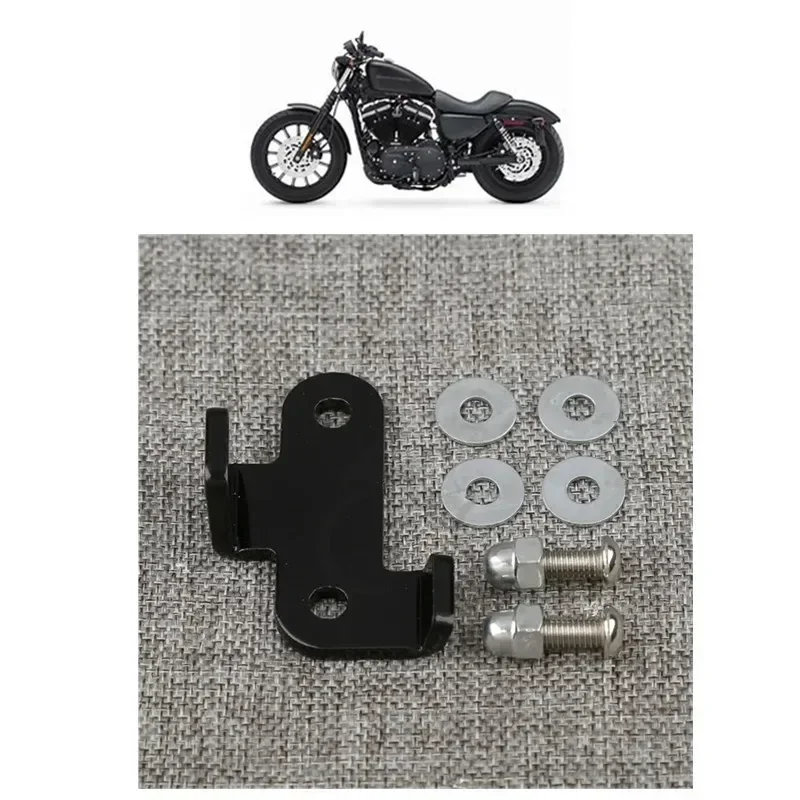 For Motorcycle Acsessories Jiffy Stand Extension Kits For Harley Sportster Iron 883 XL883N Forty Eight XL 1200C