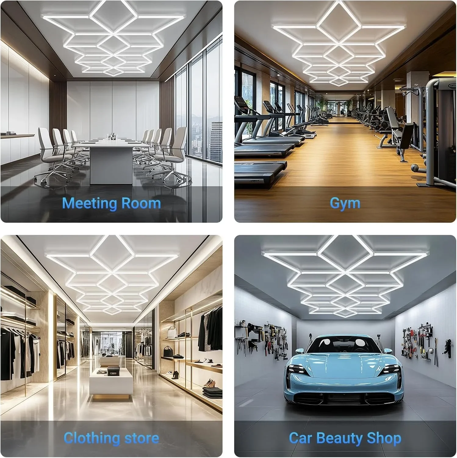 الإبداعية Led ضوء السقف أنبوبة ليد الإضاءة 6500 كيلو الضوء الأبيض صالون الحلاقة 110 فولت-240 فولت مسدس مصباح المرآب لتزيين غسيل السيارات #5