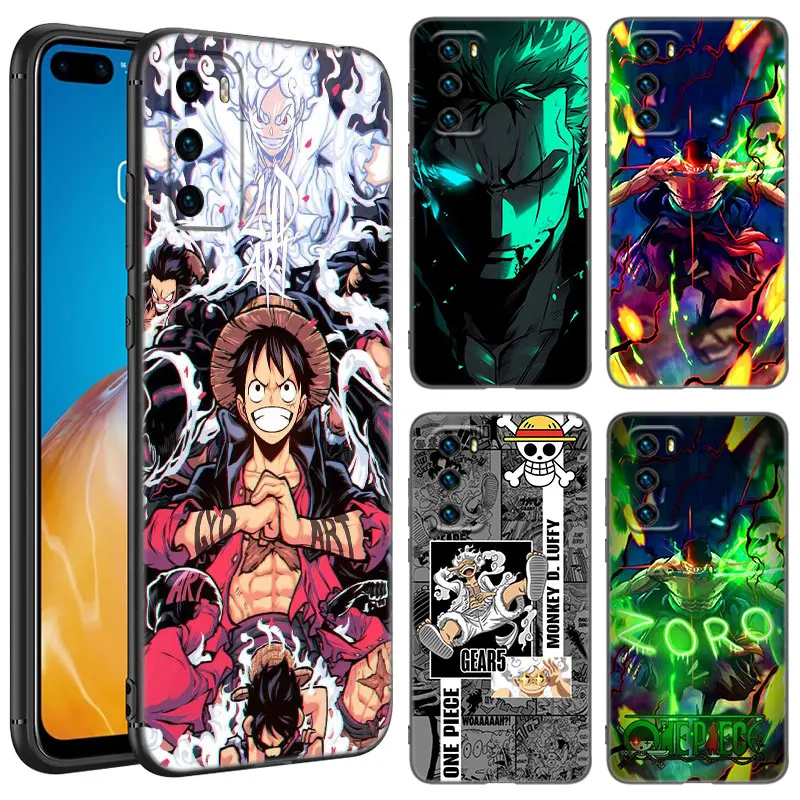 ציוד luffy 5 במקרה טלפון עבור huawei pura 70 אולטרה p20 p30 p40 lite p60 p50 p50 p50 pro p50e p p 2018 חכם 2019 2020 2021