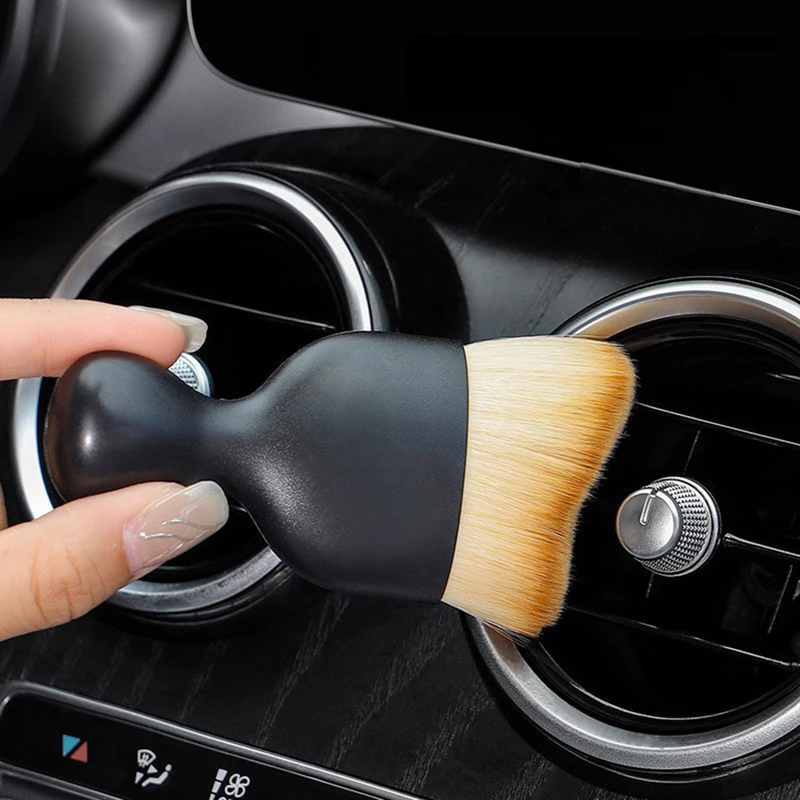 

Car Interior Cleaning Tool Air Conditioner Air Outlet Cleaning Artifact Brush Car Crevice Dust Removal Car Detailing Cleaning