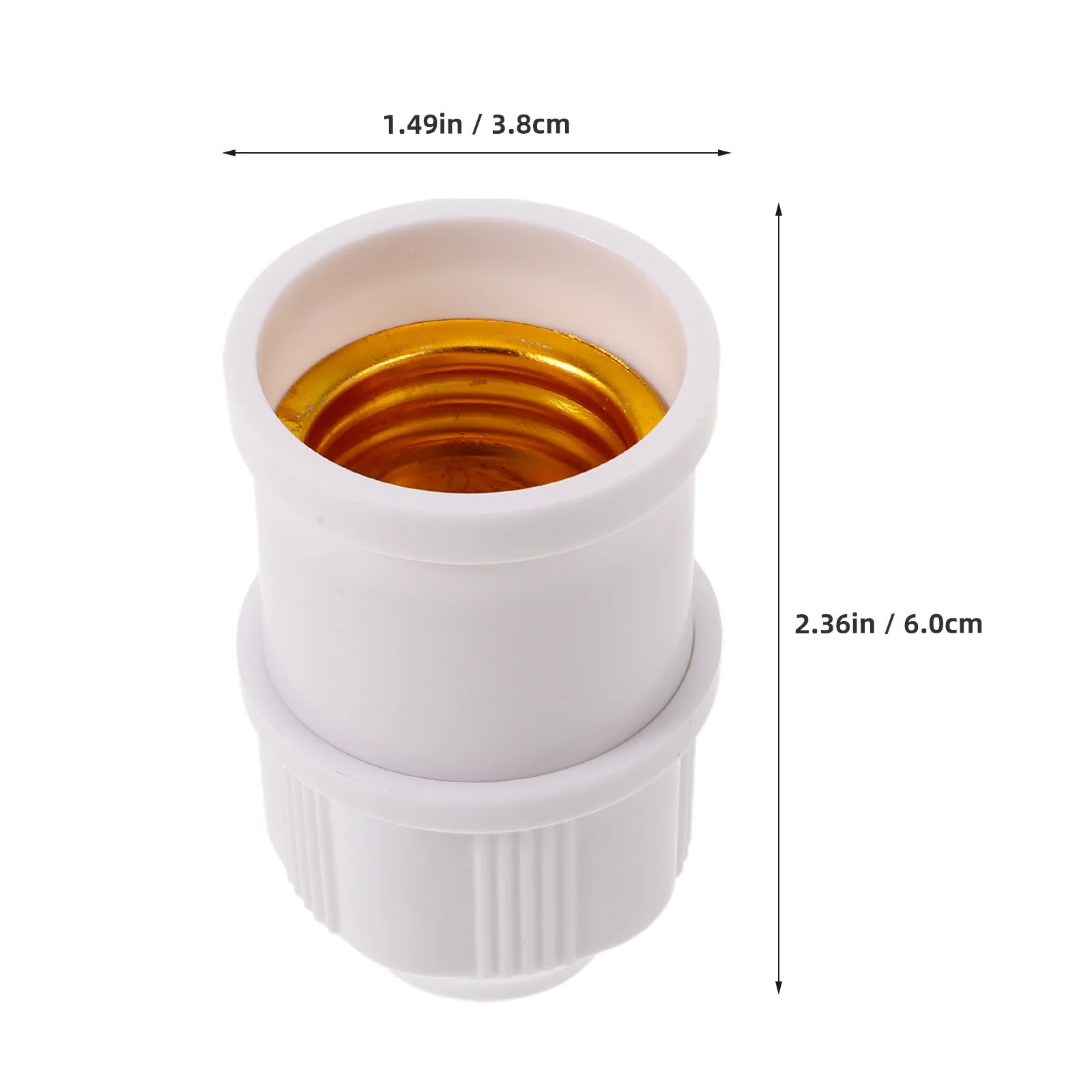 10 قطعة E27 حليبي الأبيض قلادة مقبس الإضاءة سهلة التركيب مصباح إصلاح أجزاء استبدال حامل المصباح تركيبات للإضاءة DIY بها بنفسك #4
