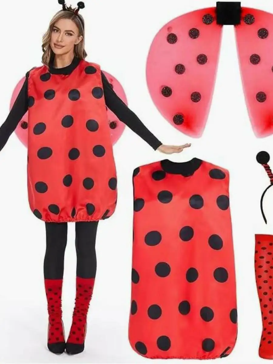 

Новый Хэллоуин Par Red Bla, костюм для выступлений для взрослых, комплект с крыльями COS, реквизит, одежда для сцены, этническая женская одежда