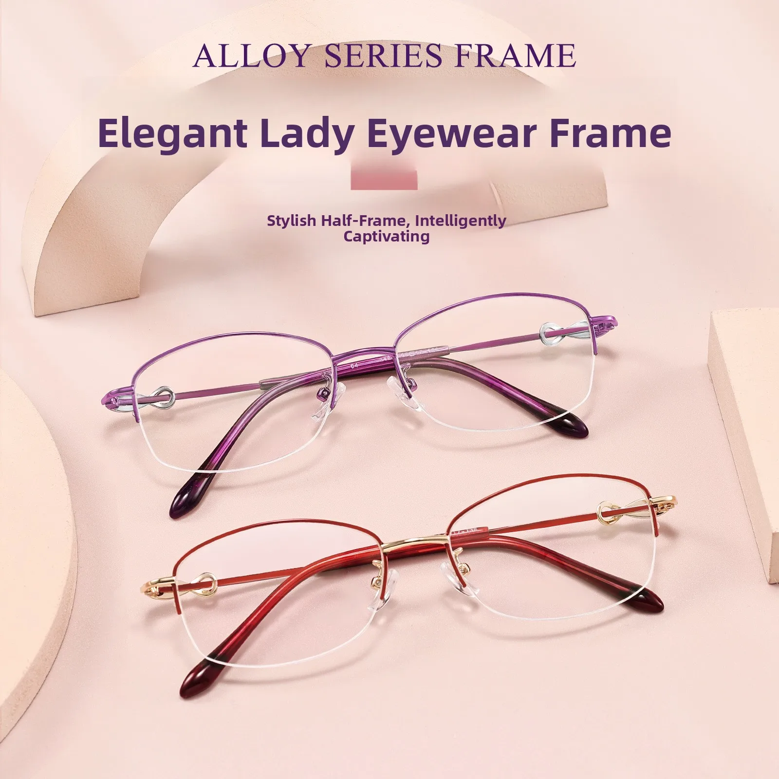 ultra-light-alloy-semi-framed-optical-glasses-frame-for-women-genetd-monfdef-brand-fashionable-floral-temple-ladies-eyewear