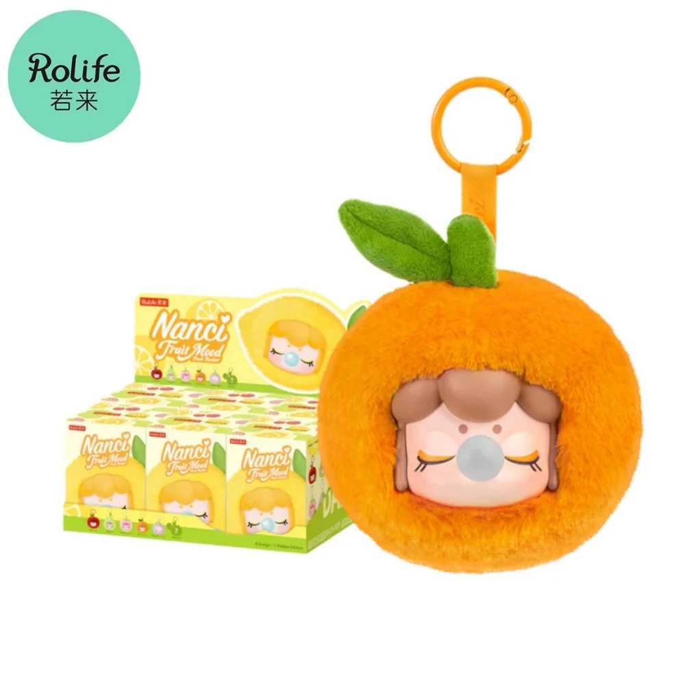 Robotime Rolife Nanci fruta humor caja ciega de felpa 1 pieza figura de felpa aleatoria figura de acción de Anime juguete coleccionable para coleccionista