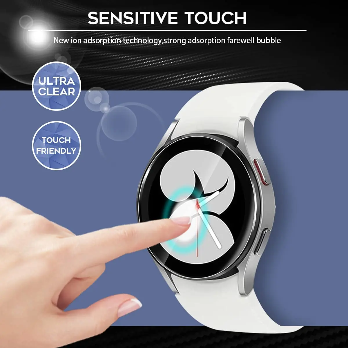 Kính Cường Lực Dành Cho Samsung Galaxy Samsung Galaxy Đồng Hồ 4 40Mm 44Mm Chống Trầy Xước Bảo Vệ Màn Hình Trong Cho Galaxy Đồng Hồ 4 Đồng Hồ Thông Minh Smartwatch Dây Đeo Lưng