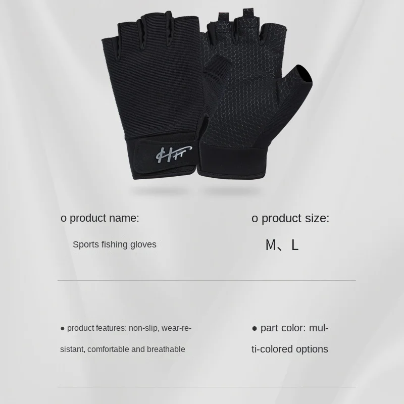 Unisex Angeln Handschuhe Nicht-Slip Atmungsaktive Ultradünne Wasserdicht Halb Finger Handschuh Camping Angeln Karpfen Ausrüstung Guantes De Pesca – Detail 4