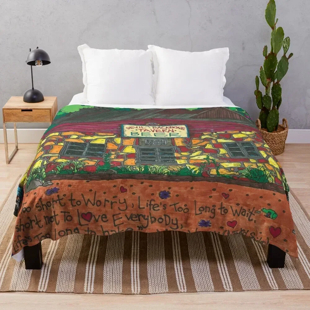 

Devil's Backbone Tavern Tribute Throw Blanket Shaggy For Sofa Thin Baby christmas decoration Blankets