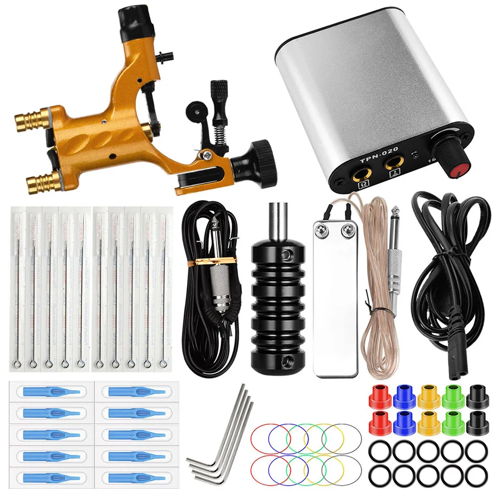 

1Set Portable Rotary Tattoo Kit Sturdy Lightweight Complete Motor Professional Tattooing Tools Tattooing Set