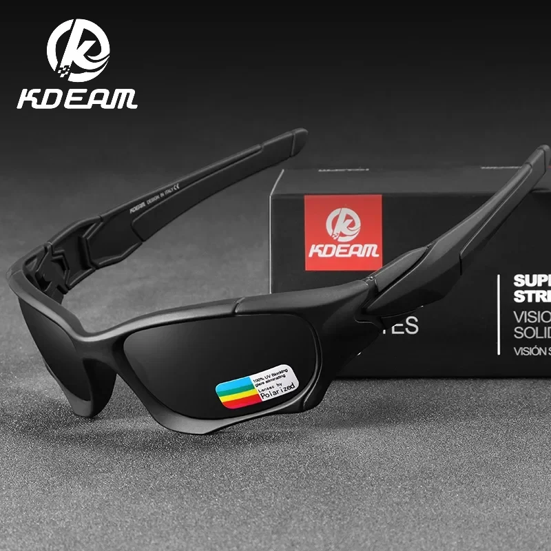 

2024 KDEAM Outdoor Sports Sunglasses Men and Women Classic HD Polarized Colorful Lenses Cycling Sun Glasses Night Vision Goggles