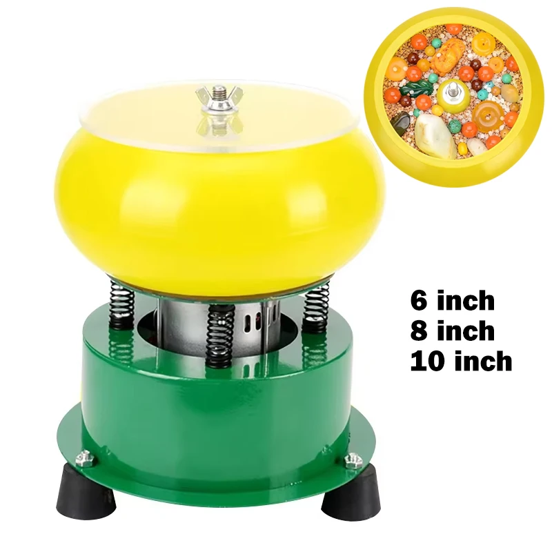 

130W 220V Adjustable Jade Jewelry Polishing Machine Buddha Beads Vibration Grinding Cleaner for Surface Finish