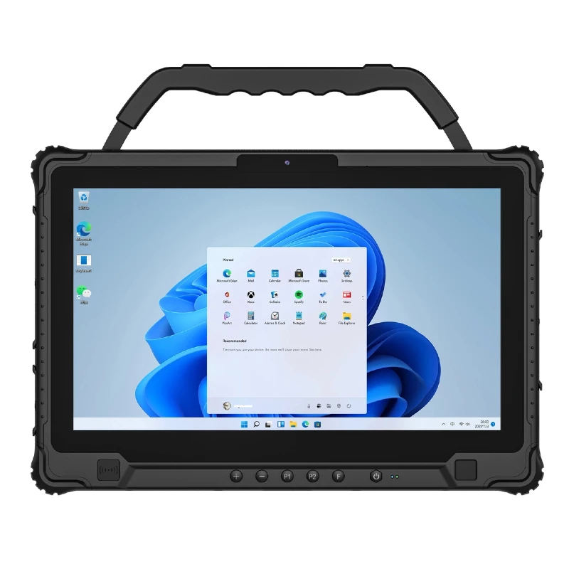 Tableta Robusta Emdoor I14M de 14 Pulgadas, 32 GB + 256 GB SSD, Escáner de Código de Barras, 5G, GPS, HF, RFID, Escáner de Huellas Dactilares