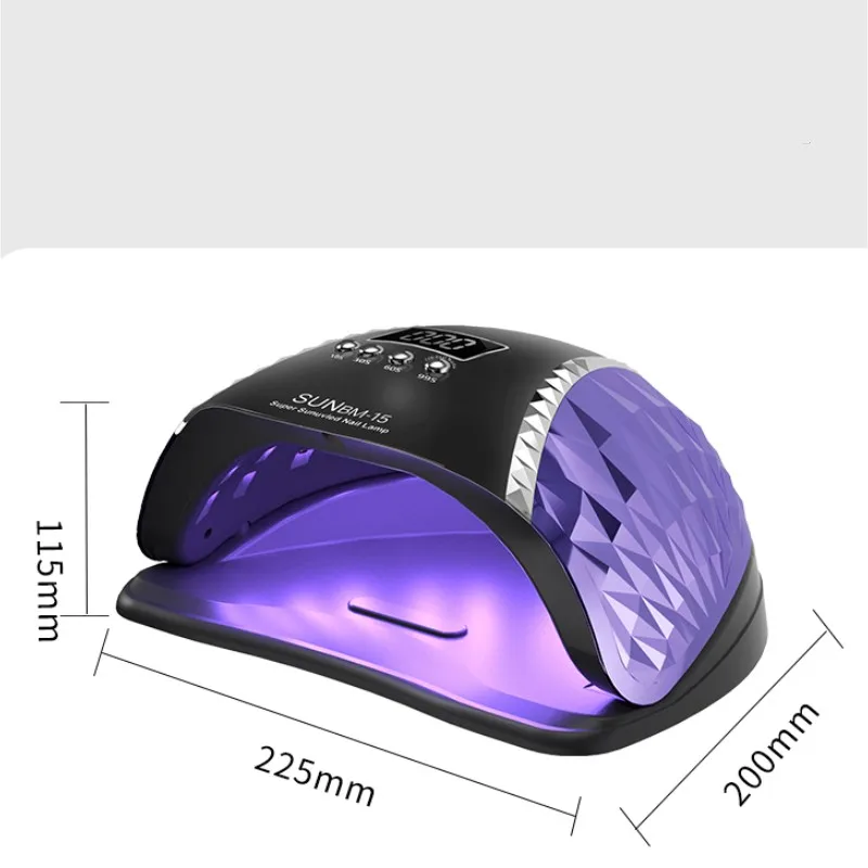 66LEDs Powerful Nail Dryer UV LED Nail Lamp For Curing Gel Nail Polish With Motion Sensing Manicure Pedicure Salon Tool