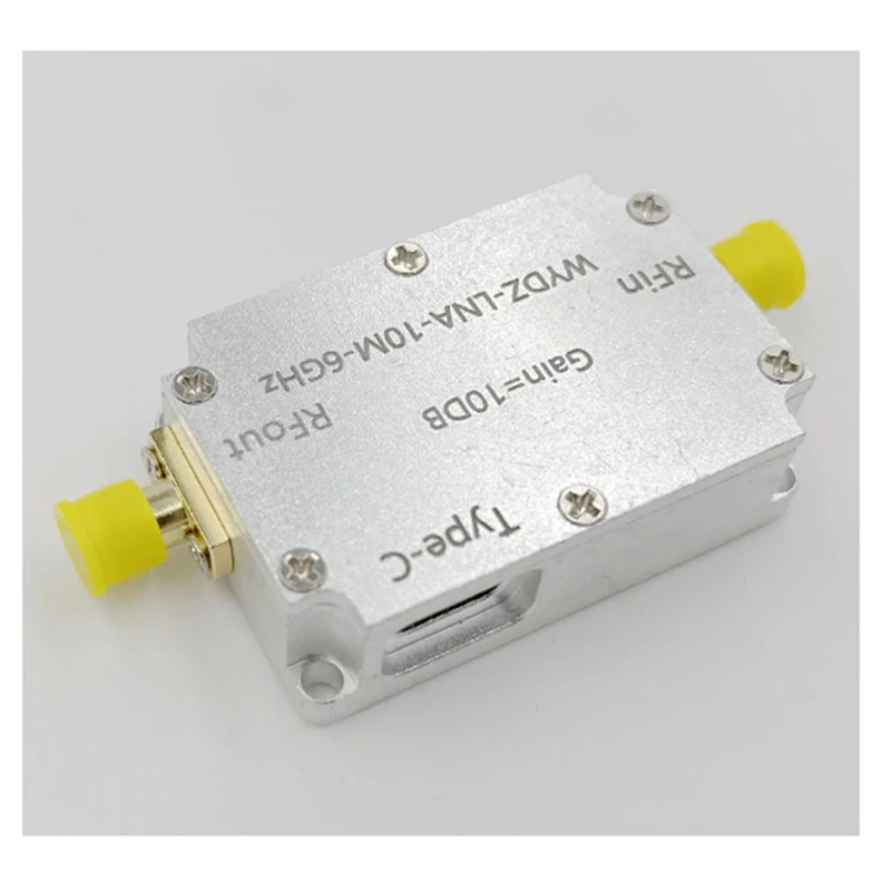 10M-6Ghz Low Noise Amplifier Gain High Flatness LNA RF Signal Driving Receiver Front End For Radio FM Radio