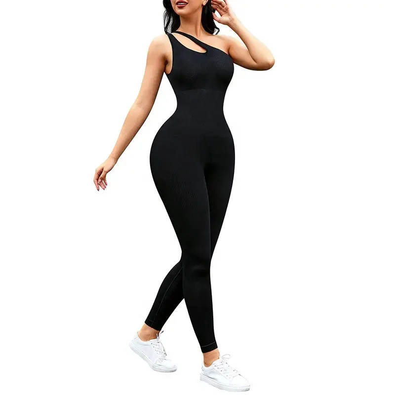 

Body-shaping yoga jumpsuit Women's seamless pants tummy tuck thigh lift hip Shapefit Bodybuilding jumpsuit