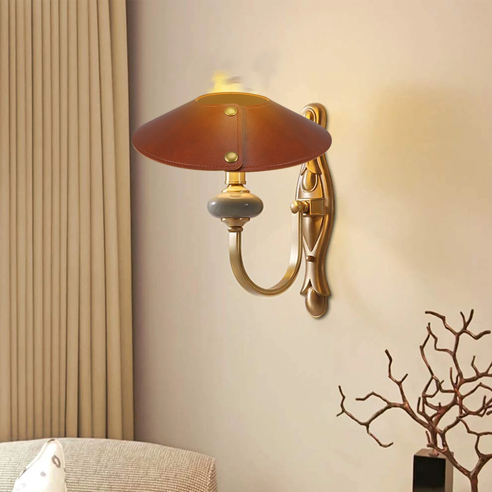 

Lamp Shade Chandelier Cover Replacement Large Leopard Print Durable Fade Resistant Easy Install Light Fixture For Home