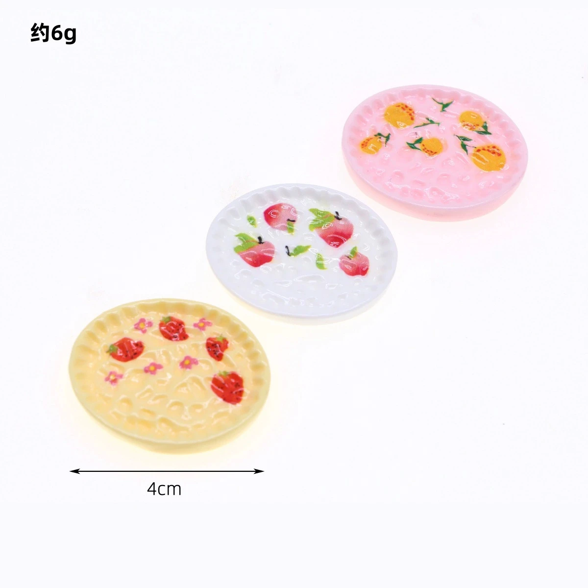 

9 Pcs Mini Simulated Food Prop Kitchen Scene Dessert Tray House Ornament Dollhouse Decor Cake