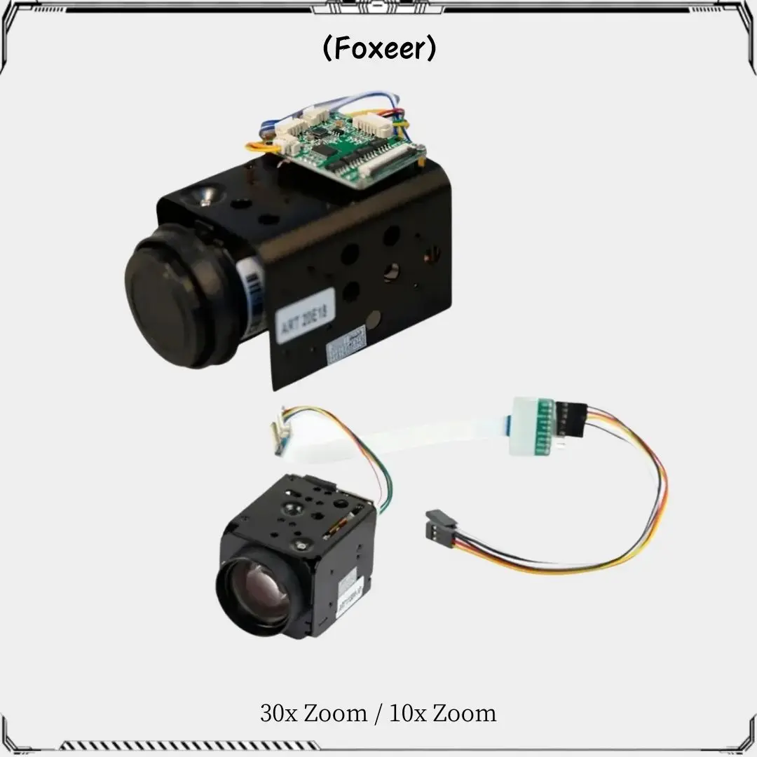 Foxeer 30x Zoom / 10x Zoom 700TVL CMOS Camera PWM Controll AHD/CVI/CVBS for RC Multirotor Airplane Fixed-Wing DIY Parts