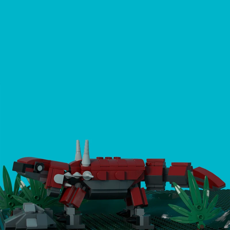 ตัวต่อ MOC Savage Strike Sauropelta Jurassic World จำนวน 239 ชิ้น ของขวัญคริสต์มาส รุ่น Master Series สำหรับนักสะสม