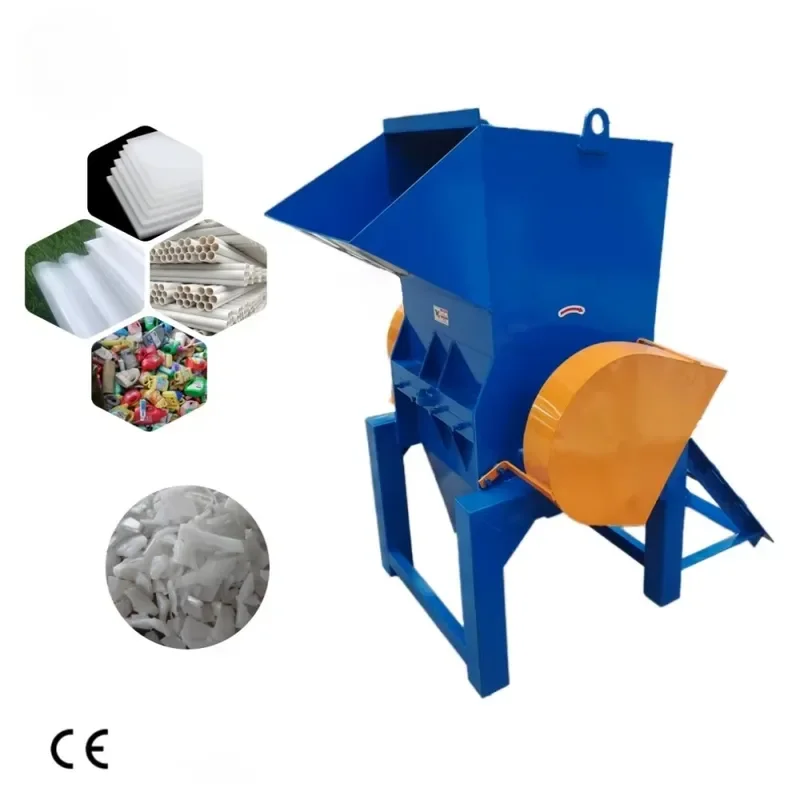 Automatic High Efficiency Plastic Bag & Barrel Crusher Shredder with Pump Portable & Quiet Operation