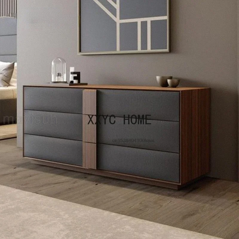 Nordic Locker Light Luxury Sideboard Bedroom Decorative Porch Side Cabinet Organizer With Drawers Buffet Kitchen Furniture