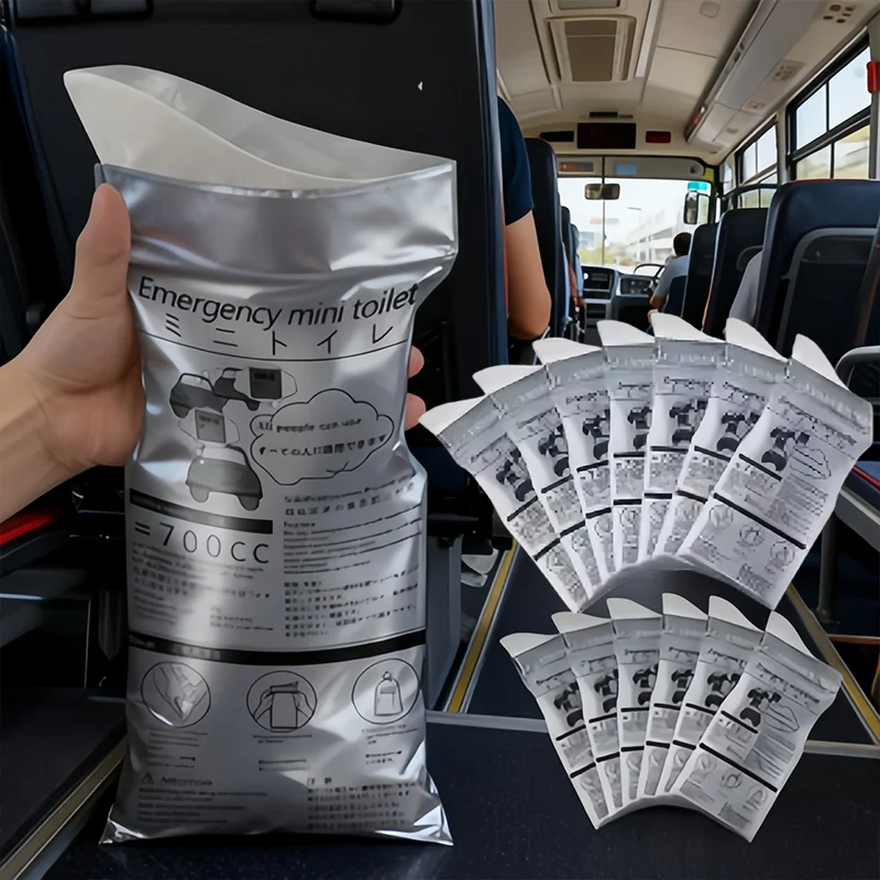 

700ml Portable Unisex Urine Bags Leak Proof Safe Travel Urine Bag For Camping Traffic Jam Rock Climbing Hiking Motion Sickness