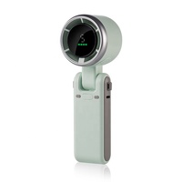 Portable Borderless Mini USB Desktop Fan Outdoor Handheld Brushless Motor Cooling Fan Neck Suspension Fan Air Cooler