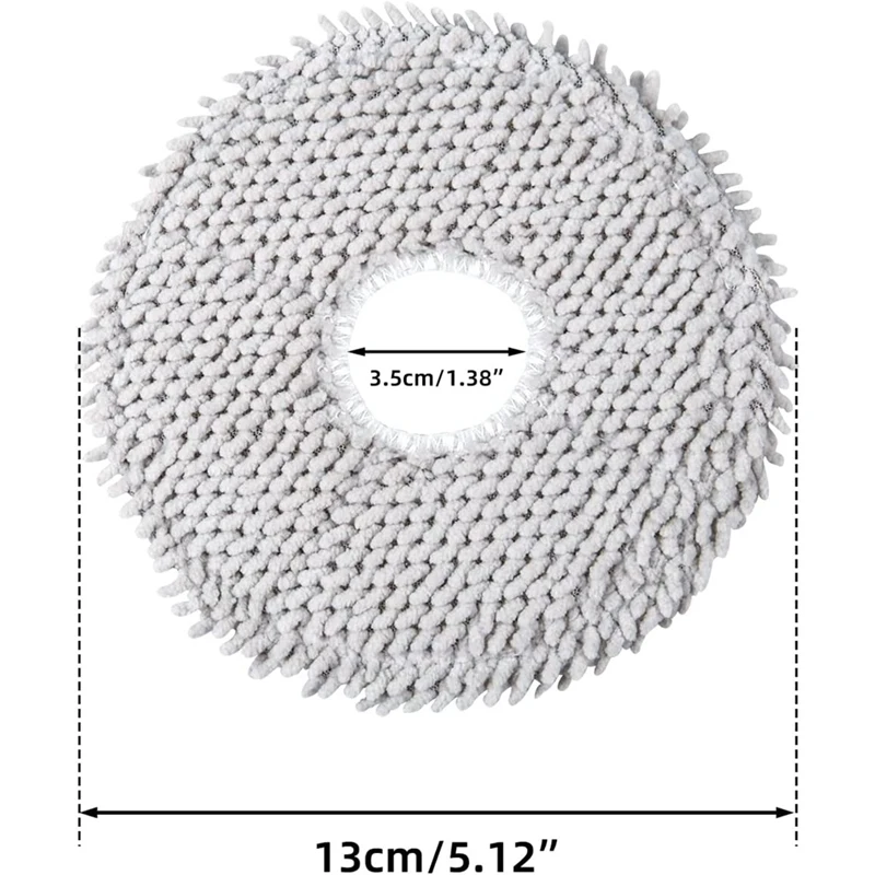 Accesorios para Xiaomi X10 + y Dreame L10S Ultra/L10 Ultra Robot aspirador, almohadillas de mopa húmeda de microfibra, paquete de 12 toallitas,