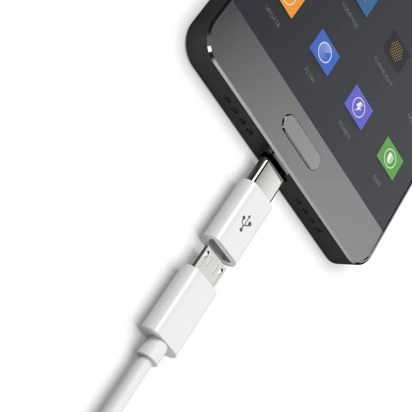 

500pcs Type C Male to Micro USB Female Connector Adapter Charging Data Transfer Converter for Samsung Xiaomi Android Phone