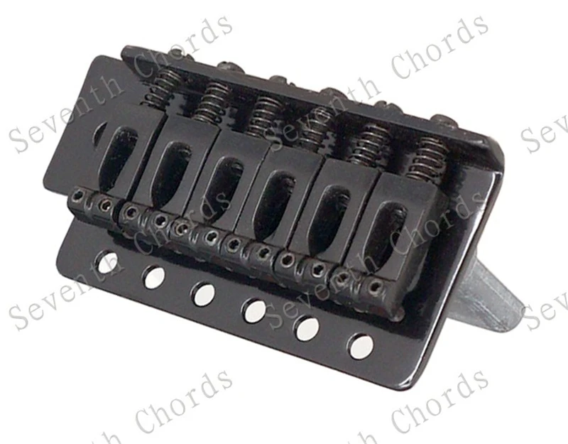 Ein Satz 6-saitiger konkaver Sattel-Tremolo-Brückensystem für E-Gitarren-Zubehörteile, Chrom, Schwarz, Kupfer, Rot zur Auswahl – Detail 16