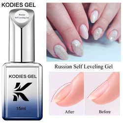 KODIES GEL Clear Self Leveling Gel Nail Polish Base Coat Healthy UV Semi Permanent Vernis Gellak for Nails Manicure Repair Care