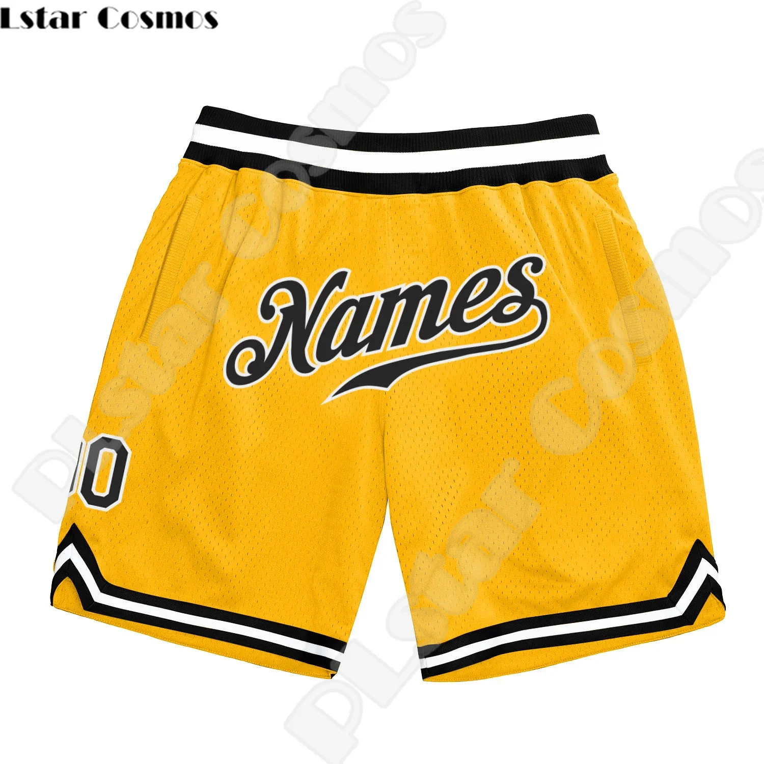 Custom Name DIY Logo Pattern Team Number Basketball Shorts Pants Retro Breathable Mesh 3DPrint Summer Harajuku Drop Shipping A11