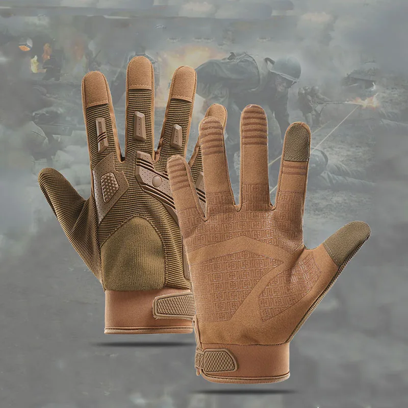 Drei-Finger-Fahrradhandschuhe für Herren, taktische Outdoor-Wanderhandschuhe, atmungsaktiv, Touchscreen, Outdoor-Sport, Fitnessstudio, Zubehör