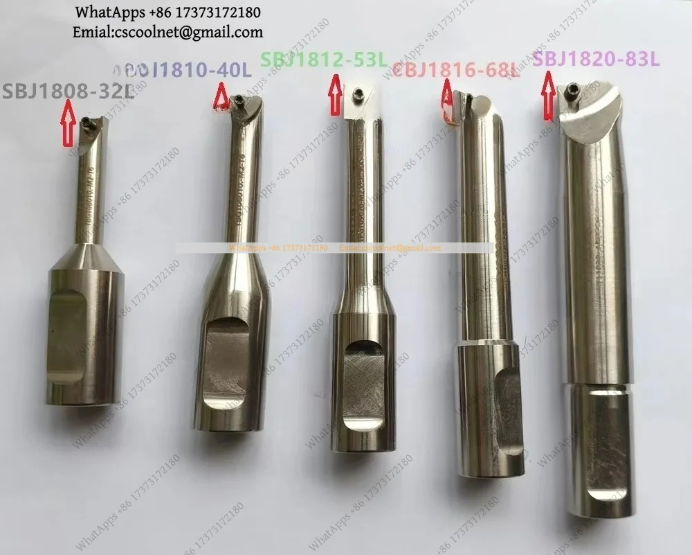 5pc SBJ18 Boring Bar For F1-18 Head Boring Range 8-25mm Fits Replaceable Inserts