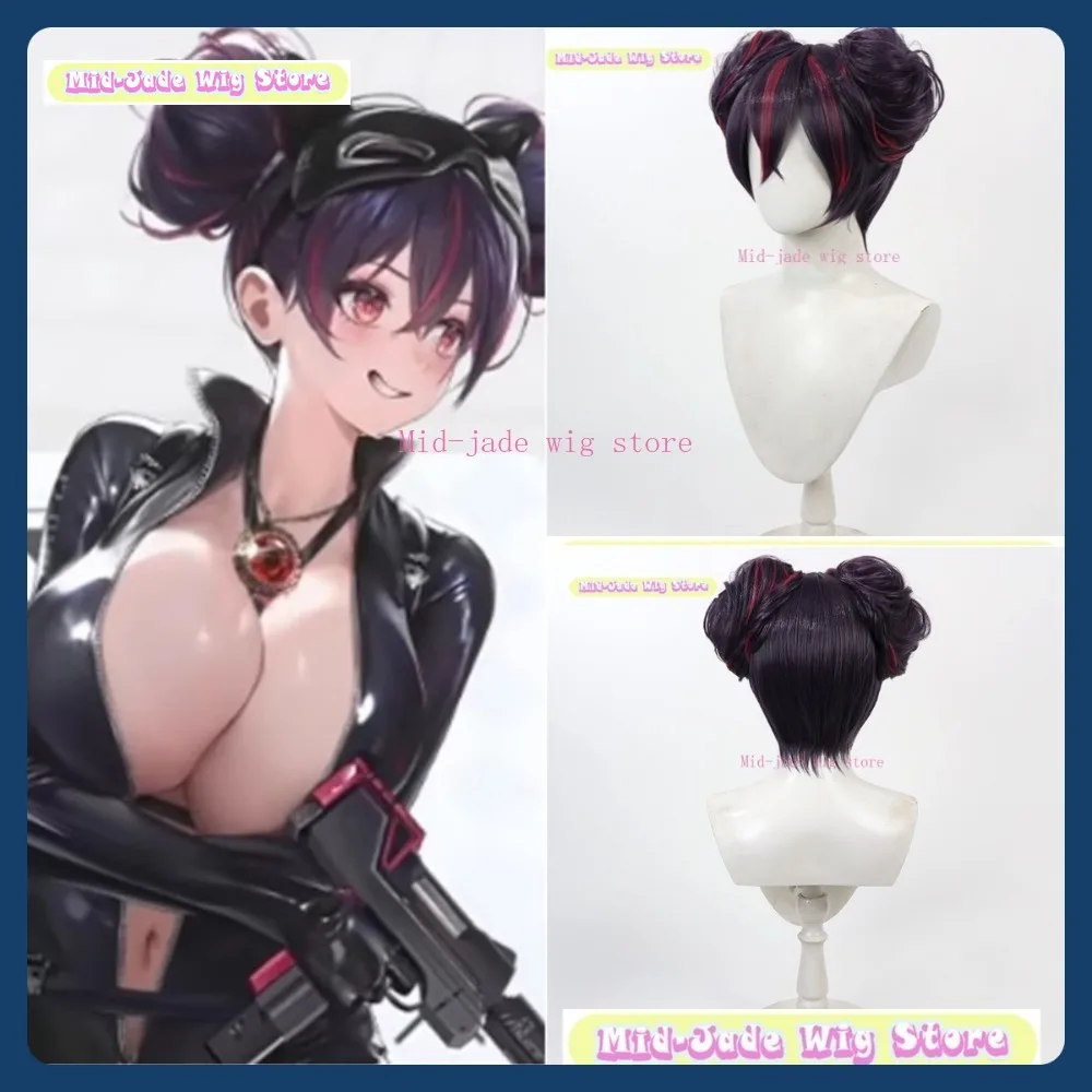 

Mid-jade Wig Store Nikke Queen Of Escapes Canci Cosplay Wig Anime Game Role Playing Synthetic Hair Halloween Party