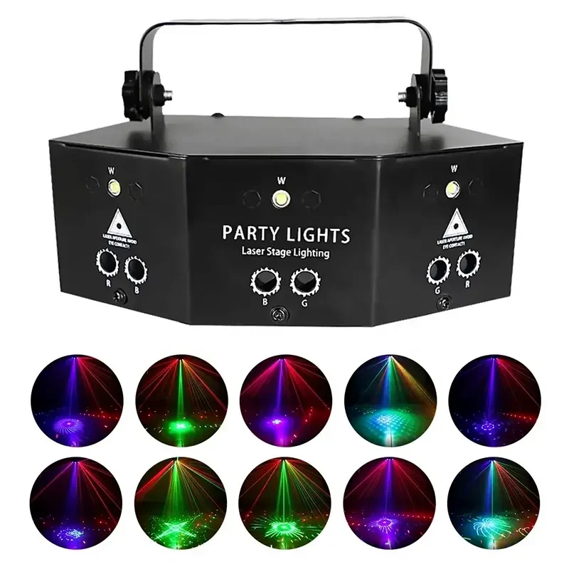 9 Eyes Remote control & DMX512 Laser light Party light disco party wedding bar club concert stage effect light event show