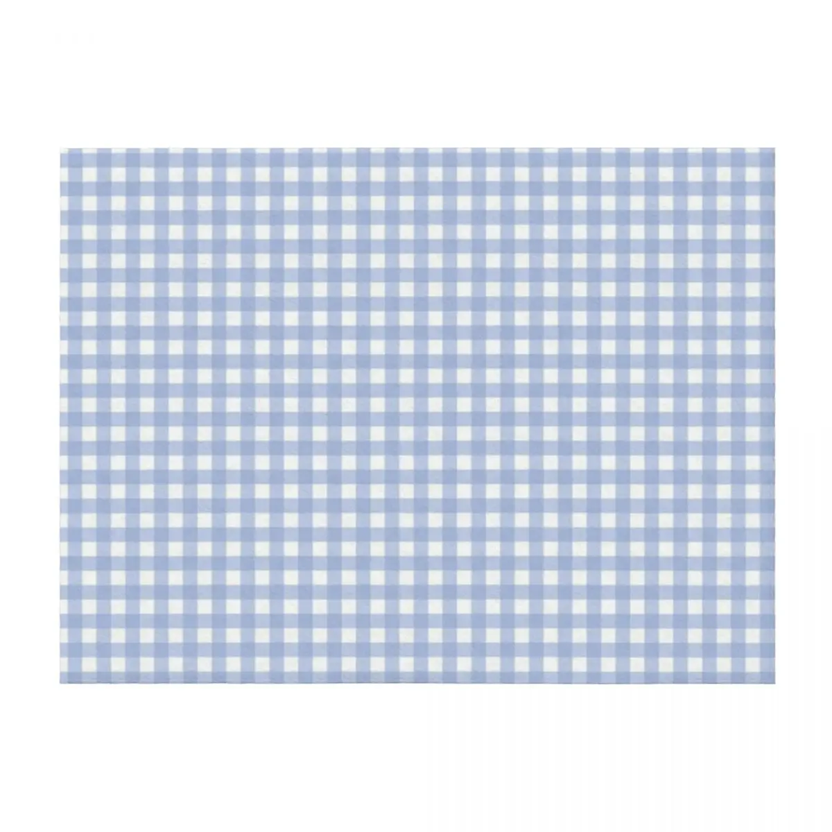 

Sky blue and white gingham check - small Throw Blanket Designers Bed linens Thermal Hairys Blankets