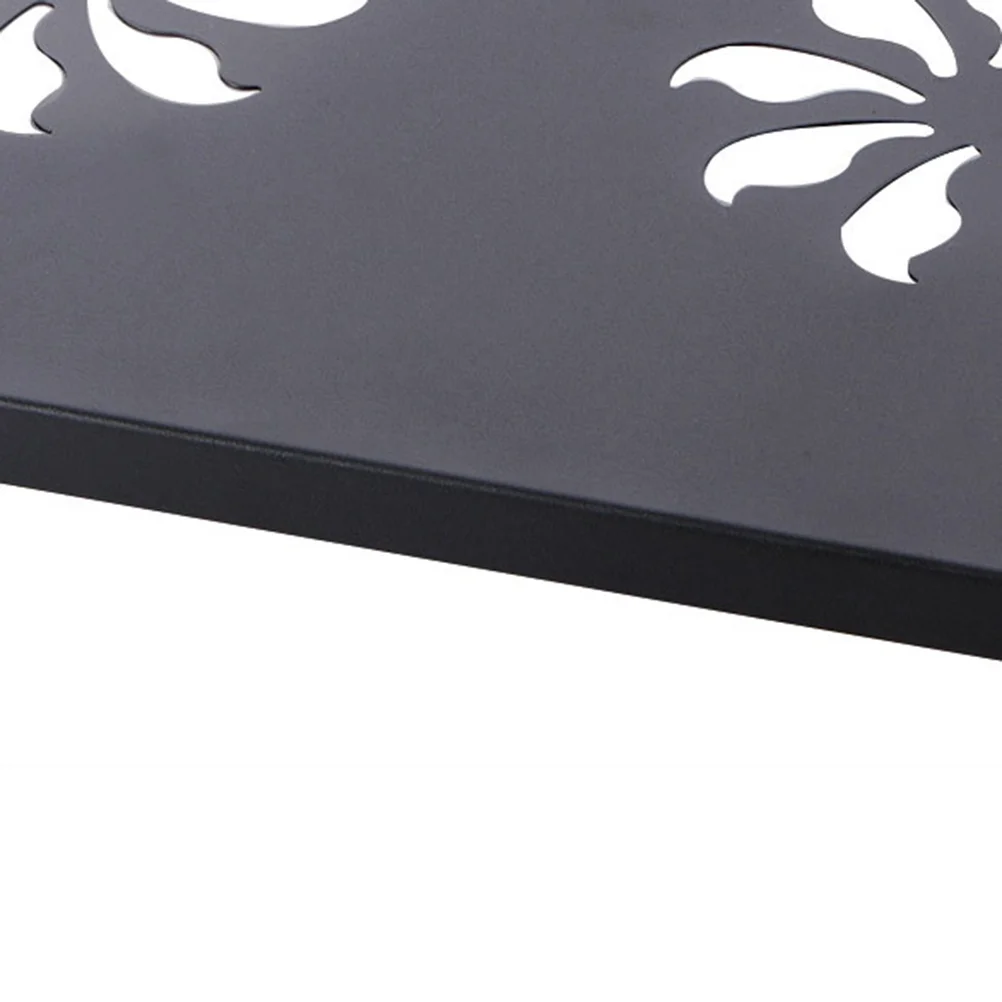 

Metal Induction Cooker Thick Stable Kitchen Countertop Oven Seasoning Bottle Storage Shelf Black