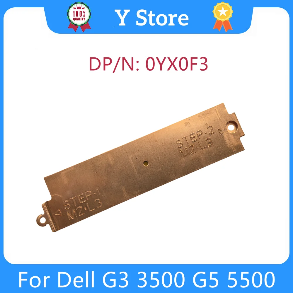 

Y Store Laptop SSD Heatsink Bracket Drive Cooling Vest Bracket For Dell G3 3500 G5 5500 M.2 2280 0YX0F3 YX0F3 M.2 2230 0WNY6T