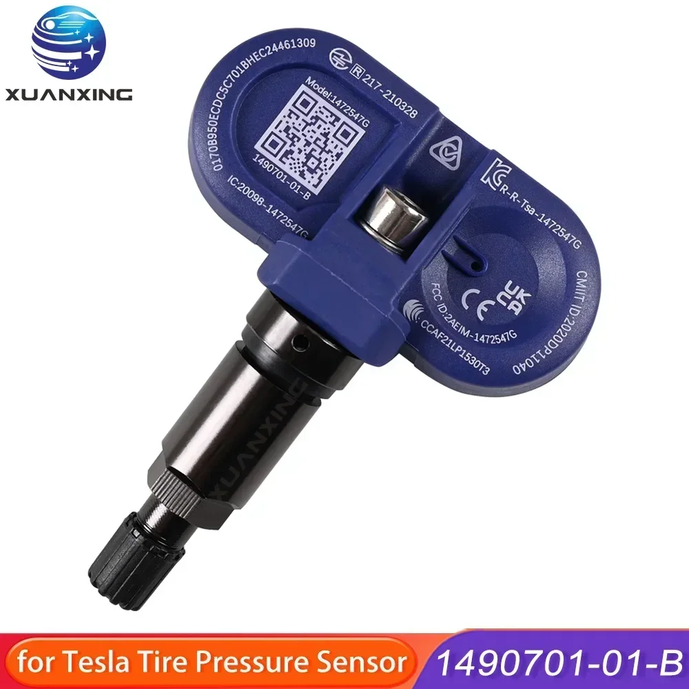 OE 1490701-01-B 1034602-00-C Bluetooth TPMS Tire Pressure Sensor 2.4GHz Auto Match For Tesla New Model 3 Y X