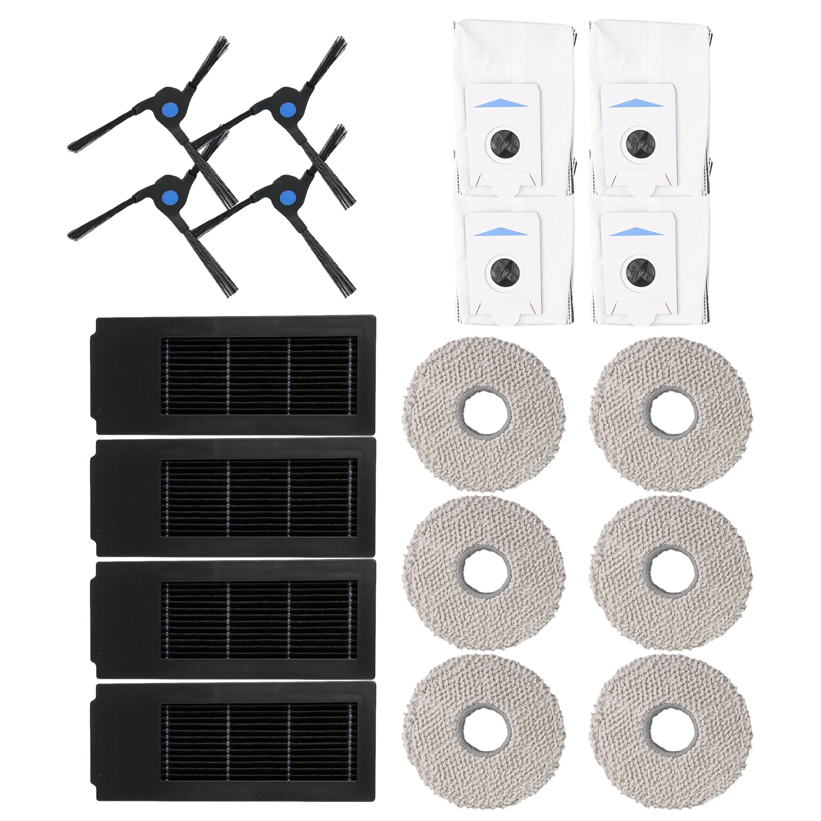 

Replacement Filters Side Brushes DEX86 Filter Bags For DEEBOT For Ecovacs Replacement Filters Side Brushes None Brand New