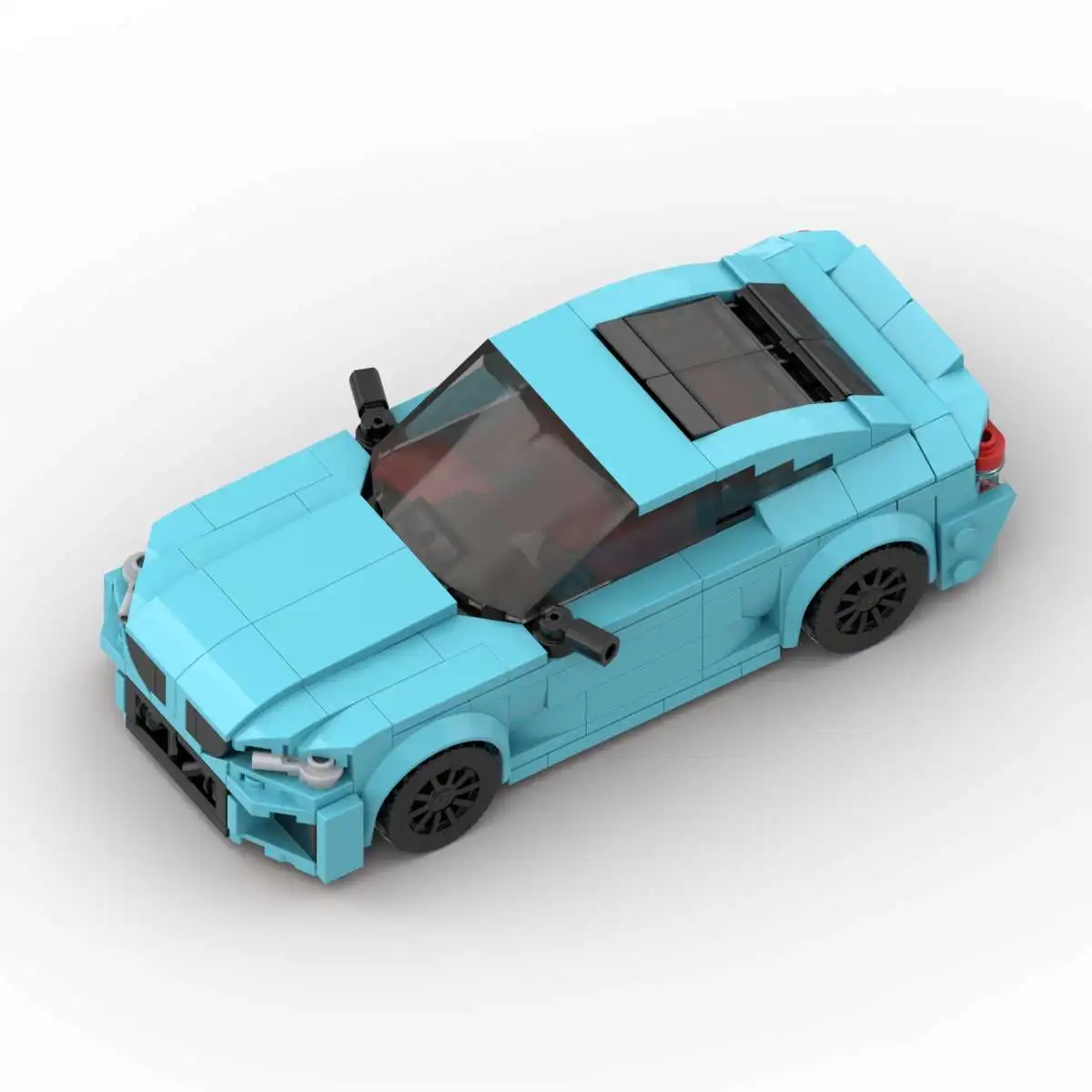 City Speed Racing Fahrzeugmodell Klassischer M2(G87) Supersportwagen MOC Baustein-Set DIY Kinder-Montage-Spielzeug Jungen Geburtstagsgeschenk – Detail 4